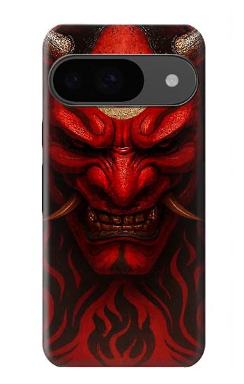 S4099 赤鬼幻想アート Mystic Red Demon Illustration Google Pixel 9 バックケース、フリップケース・カバー