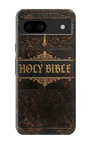 S4109 アンティーク聖書風表紙 Vintage Antique Bible Book Cover Art Google Pixel 8a バックケース、フリップケース・カバー