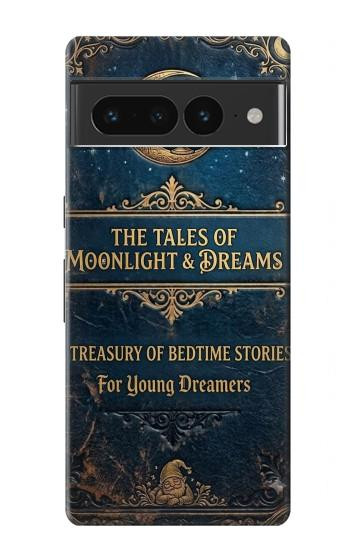 S4080 月夜の幻想物語 Moonlit Fantasy Bedtime Story Google Pixel 7 Pro バックケース、フリップケース・カバー