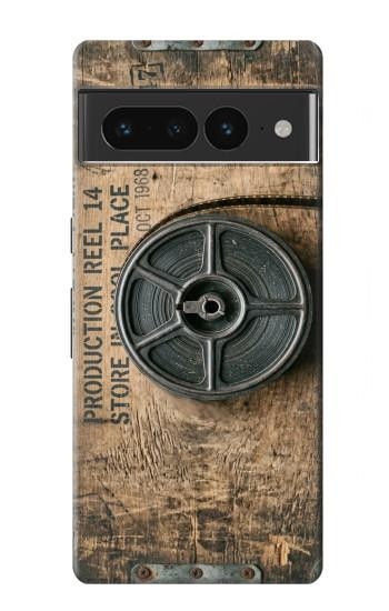 S4108 レトロフィルムアート Vintage Camera Film Reel Artwork Google Pixel 7 Pro バックケース、フリップケース・カバー