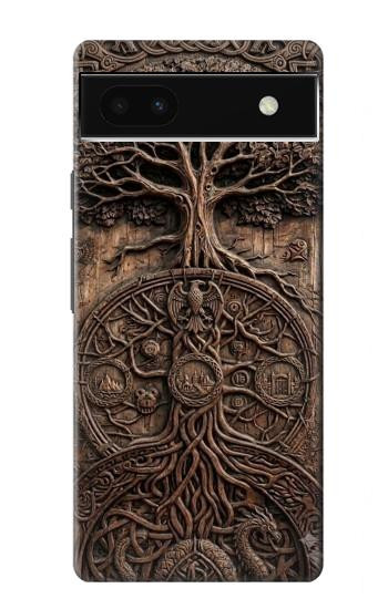 S4103 生命の樹アート Ancient Tree Of Life Symbol Art Google Pixel 6a バックケース、フリップケース・カバー