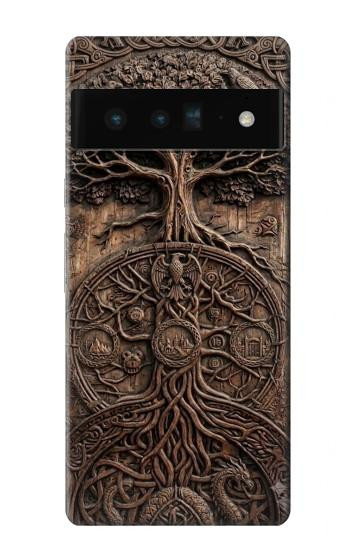S4103 生命の樹アート Ancient Tree Of Life Symbol Art Google Pixel 6 Pro バックケース、フリップケース・カバー