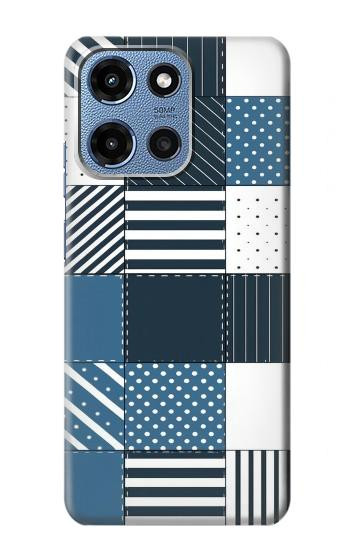 S4082 モダンパッチワーク柄 Modern Geometric Patchwork Pattern Motorola Moto G 5G (2025) バックケース、フリップケース・カバー