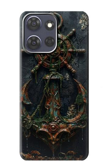 S4106 アンカーと舵輪アート Vintage Maritime Anchor Helm Art Motorola Moto G Power (2025,2026) バックケース、フリップケース・カバー