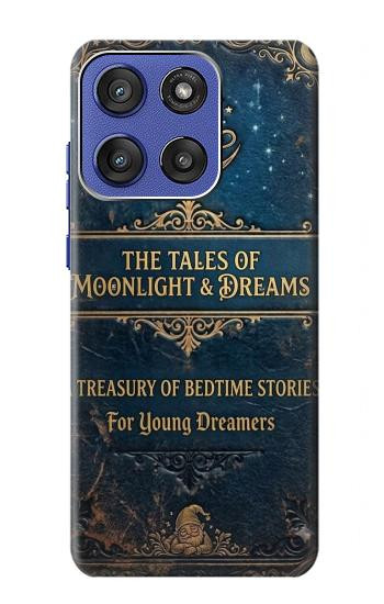 S4080 月夜の幻想物語 Moonlit Fantasy Bedtime Story Motorola Moto G Stylus 5G (2025,2026), Edge 60 Stylus バックケース、フリップケース・カバー