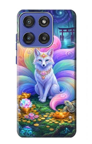 S4088 幻想キツネ精霊 Fantasy Fox Spirit Magical Artwork Motorola Moto G Stylus 5G (2025,2026), Edge 60 Stylus バックケース、フリップケース・カバー