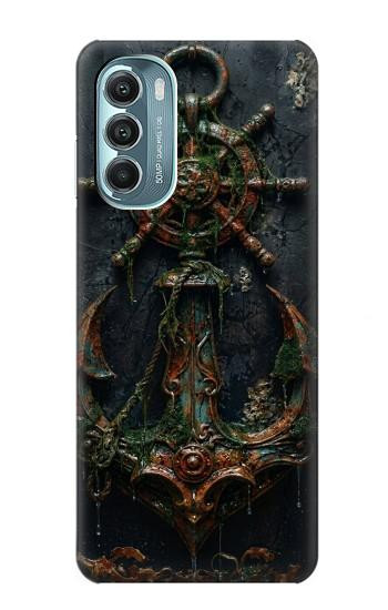 S4106 アンカーと舵輪アート Vintage Maritime Anchor Helm Art Motorola Moto G Stylus 5G (2022) バックケース、フリップケース・カバー