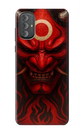 S4099 赤鬼幻想アート Mystic Red Demon Illustration Motorola Moto G Power 2022, G Play 2023 バックケース、フリップケース・カバー