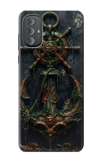 S4106 アンカーと舵輪アート Vintage Maritime Anchor Helm Art Motorola Moto G Power 2022, G Play 2023 バックケース、フリップケース・カバー