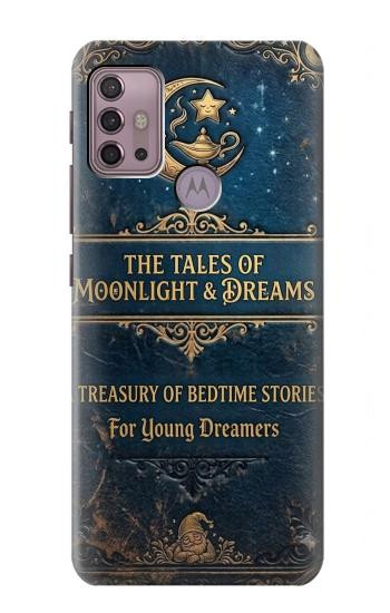 S4080 月夜の幻想物語 Moonlit Fantasy Bedtime Story Motorola Moto G30, G20, G10 バックケース、フリップケース・カバー