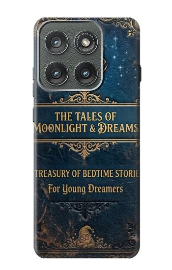 S4080 月夜の幻想物語 Moonlit Fantasy Bedtime Story Motorola Edge (2025) バックケース、フリップケース・カバー