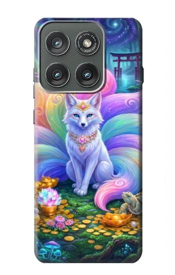 S4088 幻想キツネ精霊 Fantasy Fox Spirit Magical Artwork Motorola Edge (2025) バックケース、フリップケース・カバー