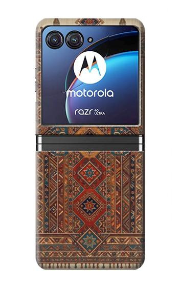 S4096 伝統幾何学模様 Traditional Geometric Pattern Design Motorola Razr 40 Ultra バックケース、フリップケース・カバー