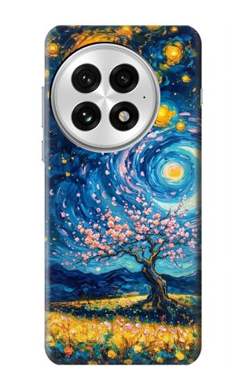 S4081 幻想銀河夜空アート Dreamy Spiral Galaxy Night Sky Art OnePlus 13 バックケース、フリップケース・カバー