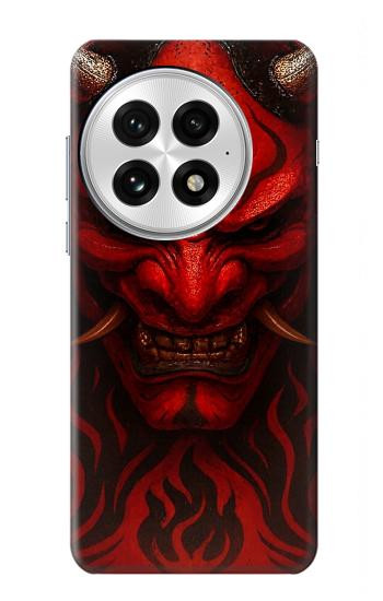 S4099 赤鬼幻想アート Mystic Red Demon Illustration OnePlus 13 バックケース、フリップケース・カバー