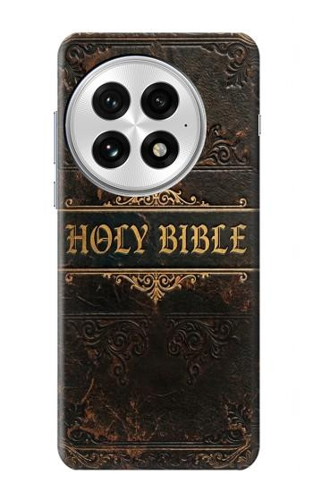 S4109 アンティーク聖書風表紙 Vintage Antique Bible Book Cover Art OnePlus 13 バックケース、フリップケース・カバー