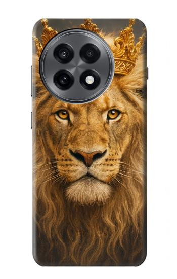 S4093 王冠ライオンアート Royal Lion Portrait Artwork OnePlus 13R バックケース、フリップケース・カバー