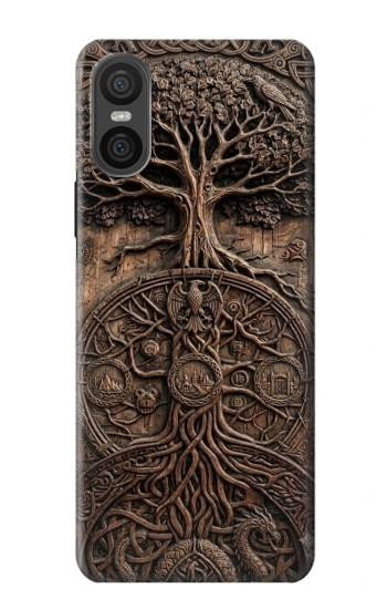 S4103 生命の樹アート Ancient Tree Of Life Symbol Art Sony Xperia 10 VI バックケース、フリップケース・カバー