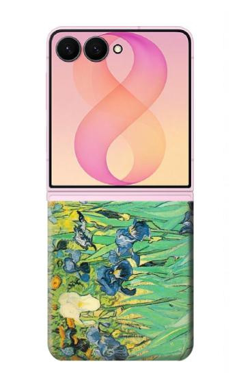S0210 フィンセント・ファン・ゴッホ アイリスの花 Van Gogh Irises Samsung Galaxy Z Flip 8 バックケース、フリップケース・カバー