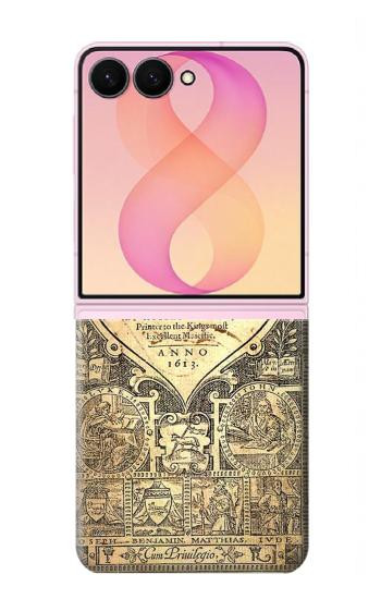 S0330 聖書のページ Bible Page Samsung Galaxy Z Flip 8 バックケース、フリップケース・カバー