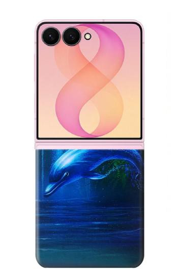 S0385 イルカ Dolphin Samsung Galaxy Z Flip 8 バックケース、フリップケース・カバー