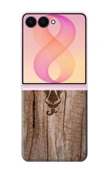 S2183 ヤギ 木材 グラフィックプリント Goat Wood Graphic Printed Samsung Galaxy Z Flip 8 バックケース、フリップケース・カバー