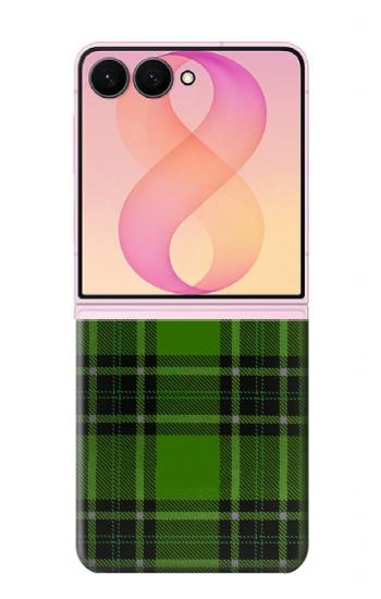 S2373 タータングリーンパターン Tartan Green Pattern Samsung Galaxy Z Flip 8 バックケース、フリップケース・カバー