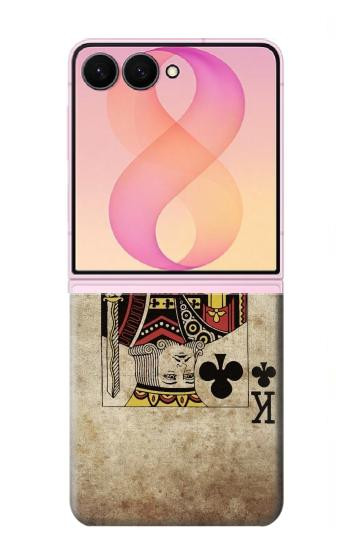 S2528 ポーカーキングカード Poker King Card Samsung Galaxy Z Flip 8 バックケース、フリップケース・カバー