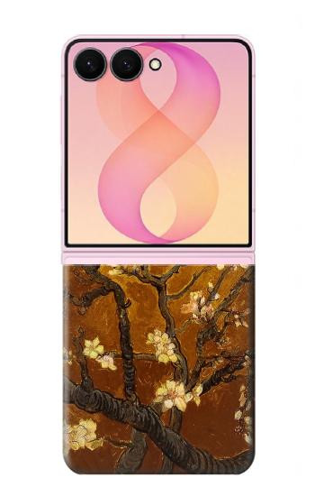 S2663 黄開花アーモンドの木 フィンセント・ファン・ゴッホ Yellow Blossoming Almond Tree Van Gogh Samsung Galaxy Z Flip 8 バックケース、フリップケース・カバー