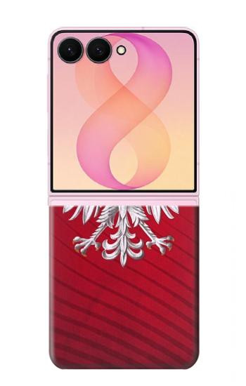 S3005 ポーランドサッカー Poland Football Soccer Flag Samsung Galaxy Z Flip 8 バックケース、フリップケース・カバー