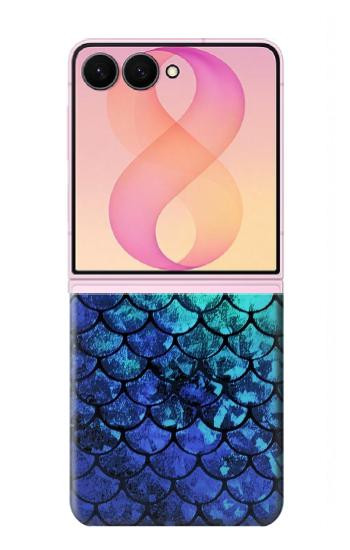 S3047 緑人魚のスケール Green Mermaid Fish Scale Samsung Galaxy Z Flip 8 バックケース、フリップケース・カバー