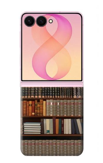 S3154 本棚 Bookshelf Samsung Galaxy Z Flip 8 バックケース、フリップケース・カバー