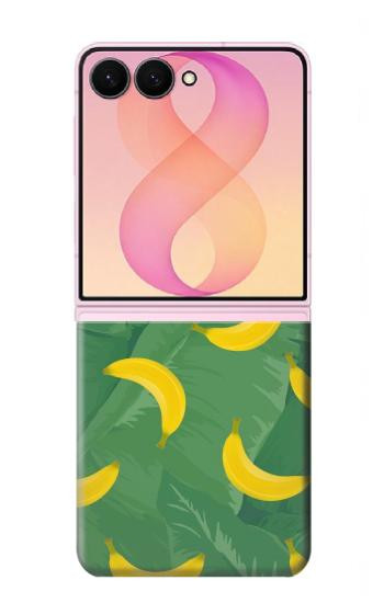 S3286 バナナの果物柄 Banana Fruit Pattern Samsung Galaxy Z Flip 8 バックケース、フリップケース・カバー