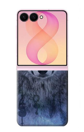 S3410 狼 ドリームキャッチャー Wolf Dream Catcher Samsung Galaxy Z Flip 8 バックケース、フリップケース・カバー