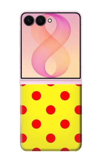S3526 赤い水玉 Red Spot Polka Dot Samsung Galaxy Z Flip 8 バックケース、フリップケース・カバー