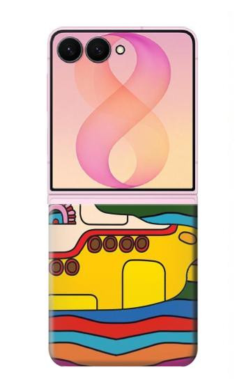 S3599 ヒッピーサブマリン Hippie Submarine Samsung Galaxy Z Flip 8 バックケース、フリップケース・カバー