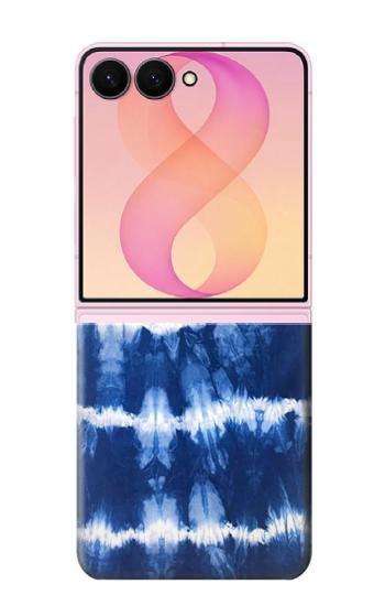 S3671 ブルータイダイ Blue Tie Dye Samsung Galaxy Z Flip 8 バックケース、フリップケース・カバー