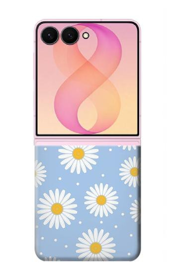 S3681 デイジーの花のパターン Daisy Flowers Pattern Samsung Galaxy Z Flip 8 バックケース、フリップケース・カバー