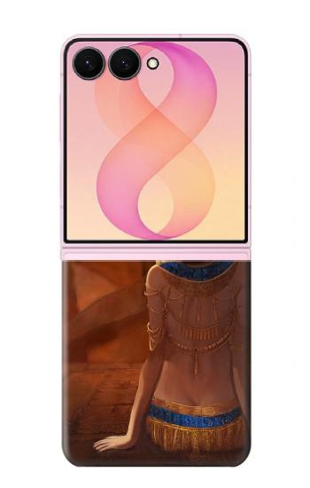 S3919 エジプトの女王クレオパトラ・アヌビス Egyptian Queen Cleopatra Anubis Samsung Galaxy Z Flip 8 バックケース、フリップケース・カバー