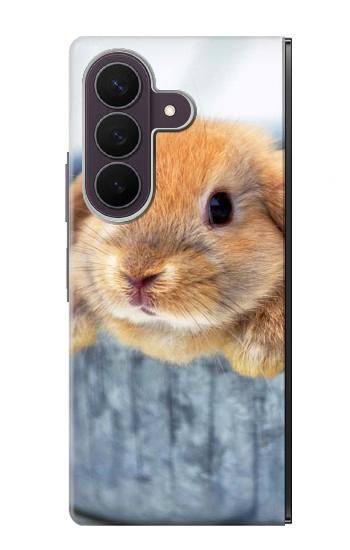 S0242 可愛いウサギ Cute Rabbit Samsung Galaxy Z Fold 8 Ultra バックケース、フリップケース・カバー