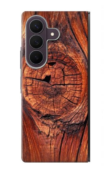S0603 木材 グラフィックプリント Wood Graphic Printed Samsung Galaxy Z Fold 8 Ultra バックケース、フリップケース・カバー
