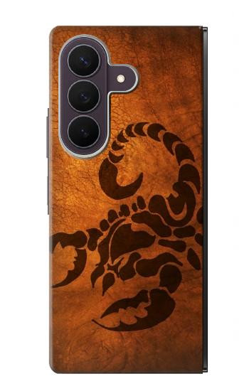 S0683 蠍のタトゥー Scorpion Tattoo Samsung Galaxy Z Fold 8 Ultra バックケース、フリップケース・カバー