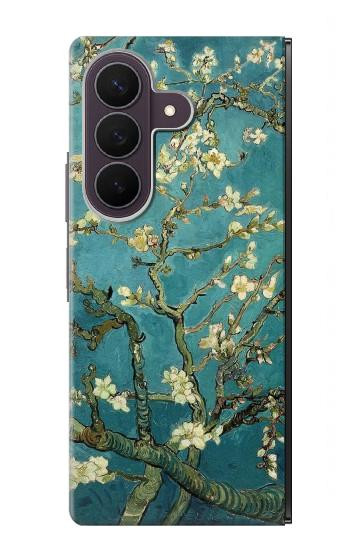 S0842 開花アーモンドの木 フィンセント・ファン・ゴッホ Blossoming Almond Tree Van Gogh Samsung Galaxy Z Fold 8 Ultra バックケース、フリップケース・カバー