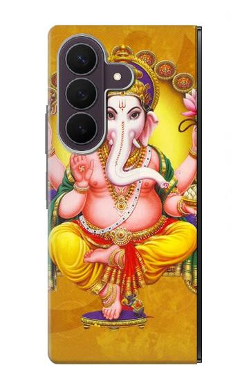 S0896 主ガネシュ・ヒンズー教徒の神 Lord Ganesh Hindu God Samsung Galaxy Z Fold 8 Ultra バックケース、フリップケース・カバー