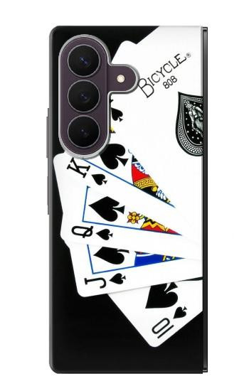 S1078 ポーカーロイヤルストレートフラッシュ Poker Royal Straight Flush Samsung Galaxy Z Fold 8 Ultra バックケース、フリップケース・カバー