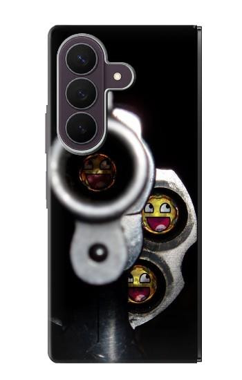 S1109 笑み 弾丸 銃 Smile Bullet Gun Samsung Galaxy Z Fold 8 Ultra バックケース、フリップケース・カバー