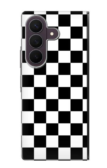 S1611 チェッカーボード Black and White Check Chess Board Samsung Galaxy Z Fold 8 Ultra バックケース、フリップケース・カバー