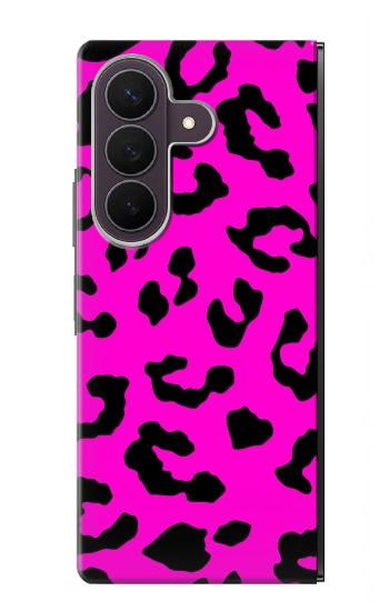 S1850 ピンクのヒョウ柄 Pink Leopard Pattern Samsung Galaxy Z Fold 8 Ultra バックケース、フリップケース・カバー