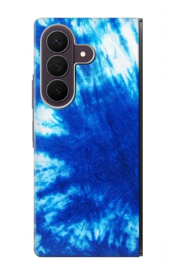 S1869 絞り染めブルー Tie Dye Blue Samsung Galaxy Z Fold 8 Ultra バックケース、フリップケース・カバー