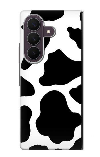 S2096 牛柄 Seamless Cow Pattern Samsung Galaxy Z Fold 8 Ultra バックケース、フリップケース・カバー